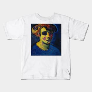 Head of a Woman (Frauenkopf) - Alexej von Jawlensky Kids T-Shirt